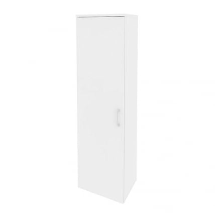 Гардероб узкий (левое исполнение) ОНИКС О.ГБ-1(Л) Белый Бриллиант / ONIX O.GB-1(L)_0