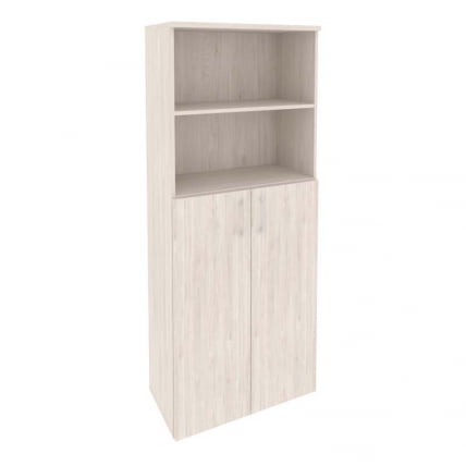 Шкаф высокий широкий (2 средних фасада ЛДСП) ОНИКС О.СТ-1.6 Денвер Светлый / ONIX O.ST-1.6_0