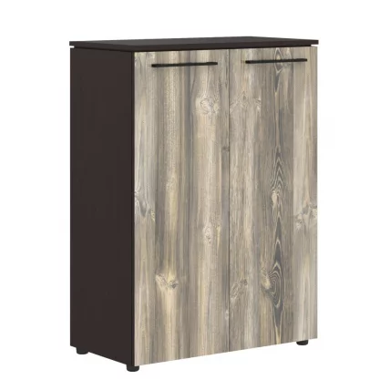 Шкаф с глухими средними дверьми ММC 85.1 Дуб Базель/Венге Магия / MMC_0