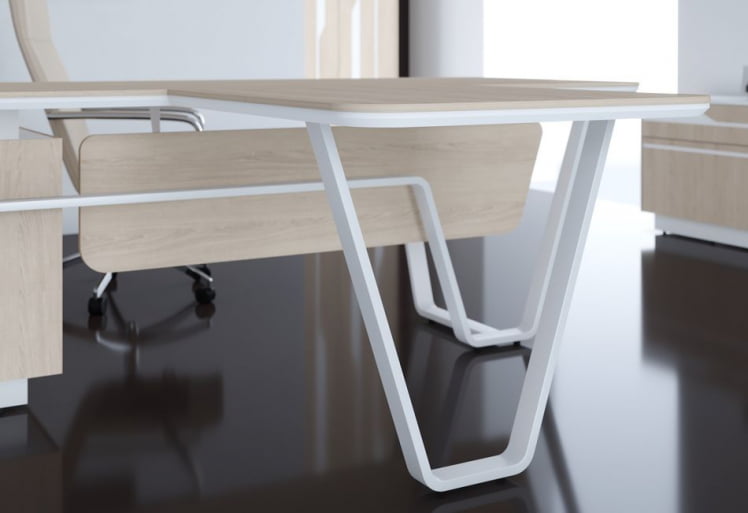 Комод с распашной дверью и 4 ящиками Лине СФ-572102 Дуб светлый Белый / Line_2