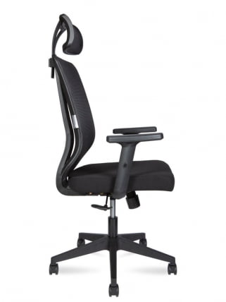 Кресло офисное ТЕМА 2Д Черный / TEMA 2D_2
