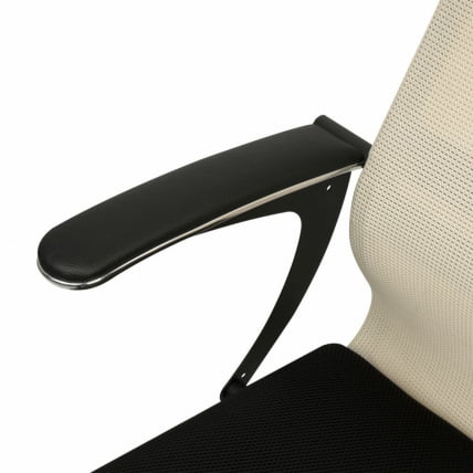 Кресло руководителя БРАБИКС ПРЕМИУМ Ултимате ЕКС-801 хром Черное/бежевое / BRABIX PREMIUM Ultimate EX-801_8