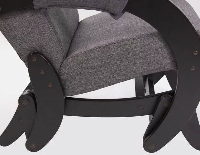 Кресло-качалка Модель 68 М (Венге/Верона Лигхт Грей) / (Venge/Verona Light Grey)_2