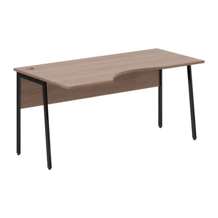 Стол эргономичный левый ИМАГО Плус СА-1П(Л) Ясень шимо Черный / IMAGO Plus СА-1P(Л)_0