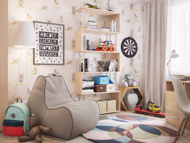 Стеллаж Стойка 6 Дуб Млечный_2