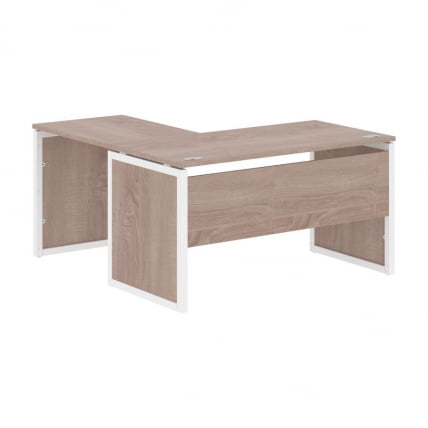 Стол письменный угловой правый КСТЕН-КП КСКПCТ 1415 Р Дуб Сонома Белый / XTEN-QP XQPCT R_0