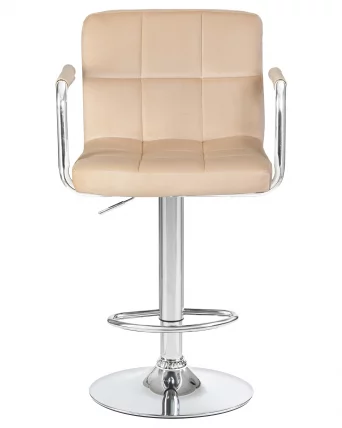 Стул барный ДОБРИН КРУГЕР АРМ Бежевый велюр МДЖ9-10 / DOBRIN KRUGER ARM MJ9-10_5