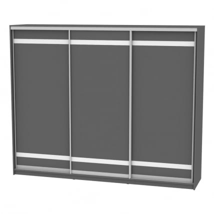 Шкаф-купе Б-220х270х60-2(Графит-Д9Д9Д9) / B-220х270х60-2(Графит-D9D9D9)_0