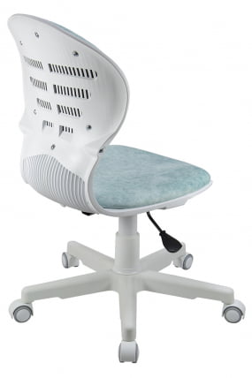 Кресло 1139 ФВ ПЛ Вхите велюр Блисс 10 голубой / FW PL White Bliss_3