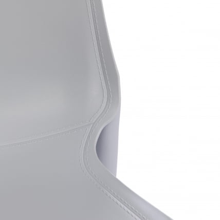 Стул ГЕНИУС (мод 75) металл/пластик, 46кс56кс84cм, серый/ножки хром / GENIUS (mod 46x56x84cм,_6