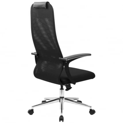 Кресло руководителя БРАБИКС ПРЕМИУМ Ултимате ЕКС-801 хром Черное / BRABIX PREMIUM Ultimate EX-801_2