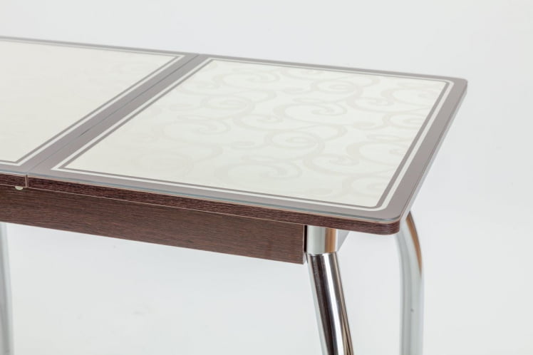 Стол обеденный Аспен КЗ(6195) венге,завитки крем_7