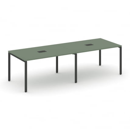 Стол переговорный (2 столешницы) CОНCЕПТ CН.ПРГ-022 Кобо Антрацит / CONCEPT CN.PRG-022_0