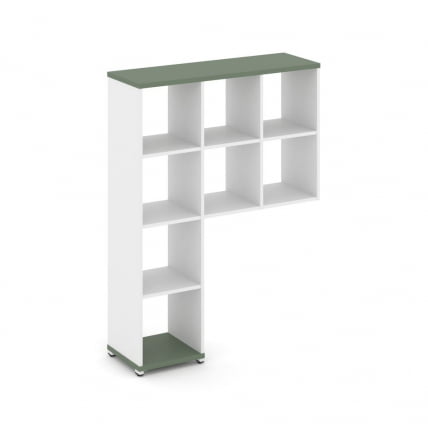 Надставка на стол высокая без наполнения CОНCЕПТ CН.НВ-001 Кобо Белый бриллиант Белый металл / CONCEPT CN.NV-001_0