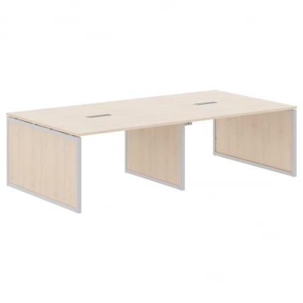 Конференц-стол КСТЕН-КП КСКПСCТ 2714 Бук Тиара Серый / XTEN-QP XQPSCT_0