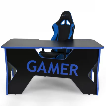 Стол геймерский Генериc Комфорт Гамер2/ДС/НБ Синий Черный / Generic Comfort Gamer2/DS/NB_6