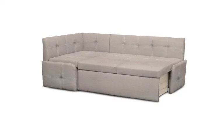 Кухонный уголок Вена рогожка Савана Плус Иворй / Savana Plus Ivory_0