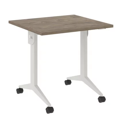 Стол складной мобильный КС-Пулл КС.М-0.7 Тиквуд Темный/Белый / X-Pull X.M-0.7_0