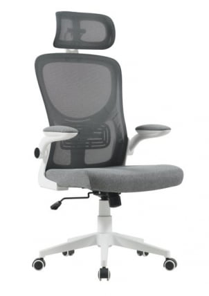 Кресло офисное ТопЧаирс Аироне серый ткань / TopChairs Airone_0