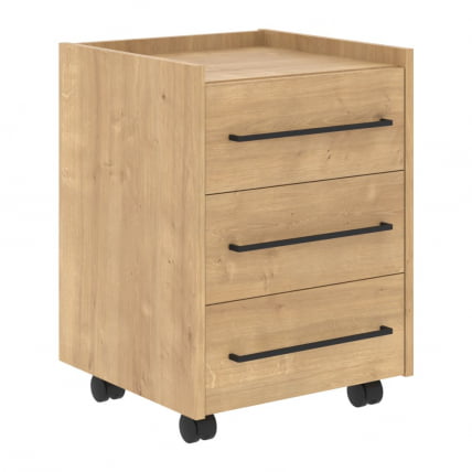 Тумба ЛОФТИС ЛМC-3Д Дуб Бофорд/Черный / LOFTIS LMC-3D_0