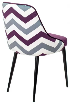 Стул для кухни Бюрократ КФ-5 зигзаг ВИОЛЕТ / KF-5 VIOLET_3