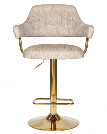 Стул барный ДОБРИН CХАРЛЙ ГОЛД (бежевый твид (ЛЕО26)) / DOBRIN CHARLY GOLD (LEO26))_5