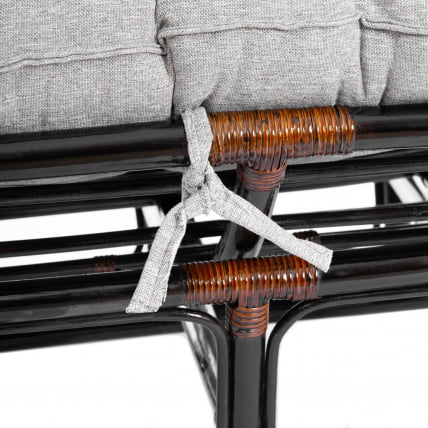 Диван МАМАСАН/МАМАСАН 23/02 В /с подушкой/ 169х102х80 см, Антикуе бровн, матрац 182х119 см, ткань серо-бежевая 3М 16/2 / MAMASAN/МАМАСАН W Antique brown,_5