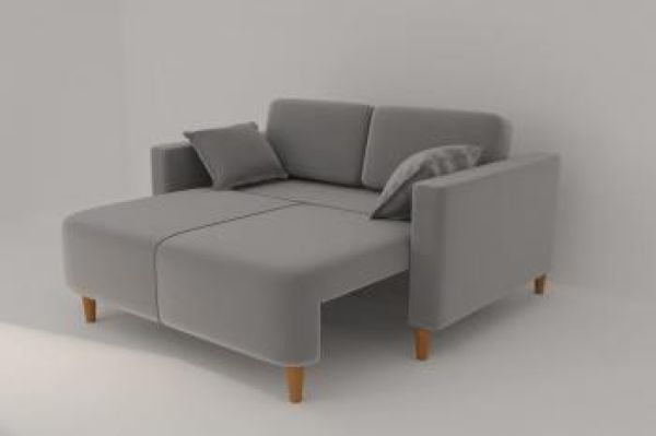 Диван прямой Ультра (Берхоусе) Цвет фасада: Азур велюр; Тип: Прямой; Материал фасада: Металл/Велюр / (Berhouse)_4