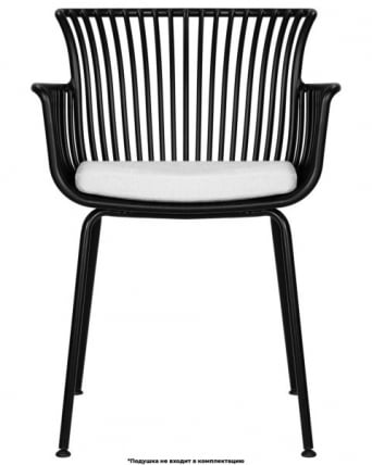 Стул обеденный ДОБРИН РОСС (черный (Б-03) без подушки) 4 шт / DOBRIN ROSS (B-03)_9