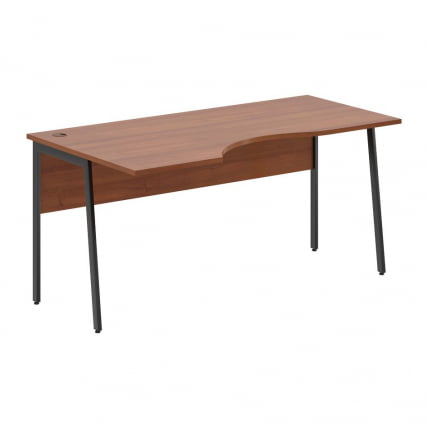 Стол эргономичный левый ИМАГО Плус СА-1П(Л) Орех французский Антрацит / IMAGO Plus СА-1P(Л)_0