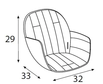 Текстиль в стул Микуна ОВО ЛУКСЕ ТКС-1646 Пинк / Micuna OVO LUXE TX-1646 Pink_6