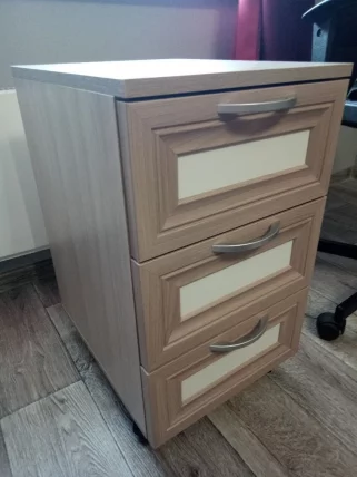 Тумба универсальная Остин Модуль №19 Ясень шимо светлый/белый_1