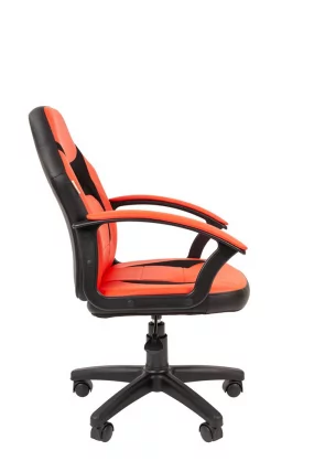 Детское кресло CХАИРМАН ТИН (КИДС) 110 черный пластик Черный-красный / CHAIRMAN (KIDS)_2