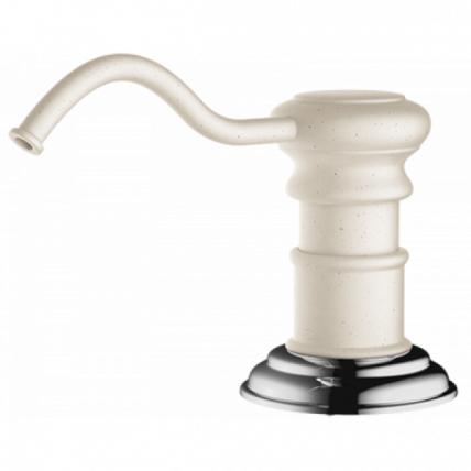 Дозатор Омоикири Для Моющего Средства Ом-01-Вх Латунь/Белый / Omoikiri Om-01-Wh_0