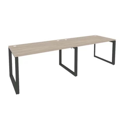 Рабочая станция на О-образном м/к ОНИКС О.МО-РС-2.3.8 Дуб Аттик/Антрацит / ONIX O.MO-RS-2.3.8_0