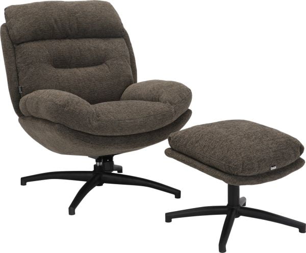 Кресло-реклайнер Еверпроф Киви Ткань Темно-коричневый / Everprof Kiwi_0