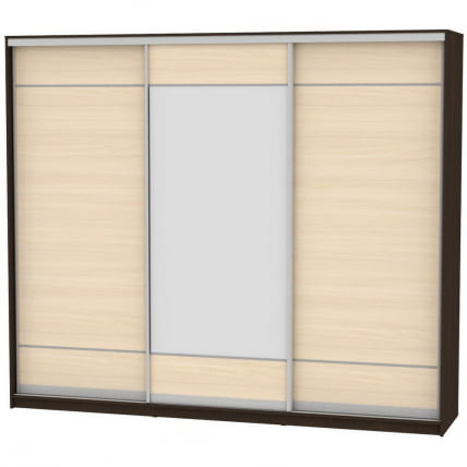 Шкаф-купе Б-220х270х60-1(Венге-ДМ-Д7Д8Д7) / B-220х270х60-1(Венге-ДМ-D7D8D7)_0