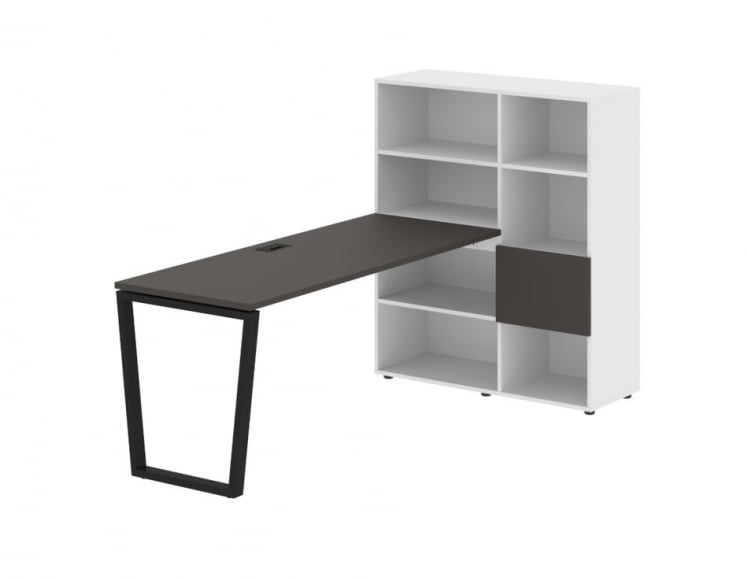 Рабочая станция ЕДИС ЕВРСТ 1117 Мокко Черный Белый / EDIS EVRST_0