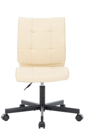 Кресло для персонала Еверпроф ЕП-300 Экокожа Бежевый / Everprof EP-300_2