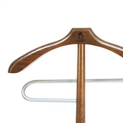 Вешалка со стулом ЛЕСЕТ Атланта Орех / LESET_2