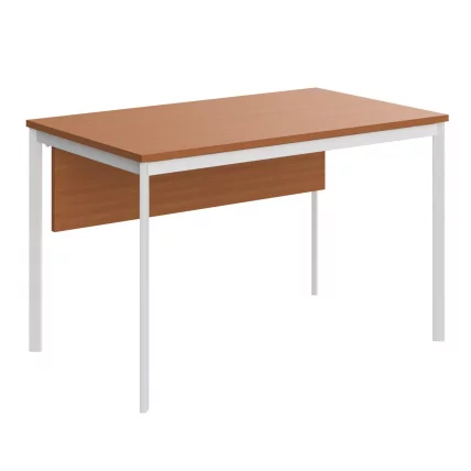 Стол прямой ИМАГО-С СП-2.1СД груша ароза белый полуматовый / IMAGO-S СП-2.1SD_0