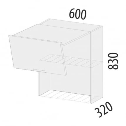Шкаф-сушка кухонный (с системой плавного закрывания) Дакота 103.41.1_6