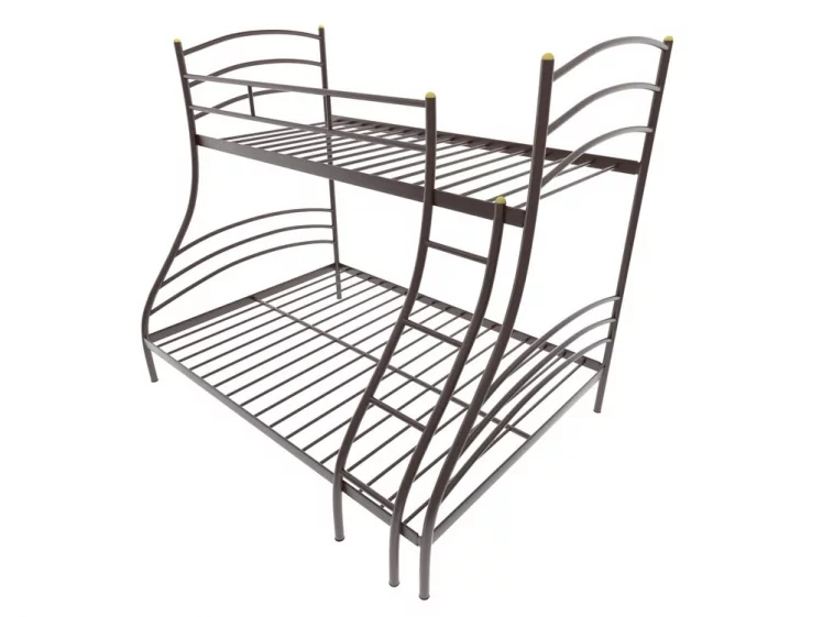 Кровать двухъярусная Глория 1200х1900 Коричневый_0