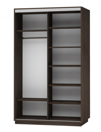 Шкаф-купе двухдверный Экспресс Дуо 1600х2400х Сакура/Венге / 1600х2400h_1