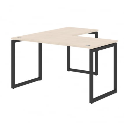 Стол угловой правый КСТЕН-К КСКCТ 1415 Р Бук Тиара Антрацит / XTEN-Q XQCT R_0