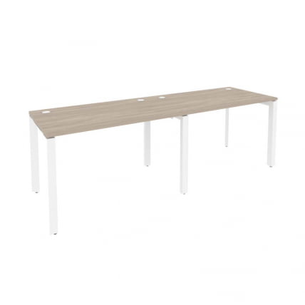 Рабочая станция на П-образном м/к ОНИКС О.МП-РС-2.2.7 Дуб Аттик/Белый / ONIX O.MP-RS-2.2.7_0