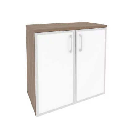 Шкаф низкий широкий ОНИКС О.СТ-3.2Р вхите Дуб Аризона / ONIX O.ST-3.2R white_0