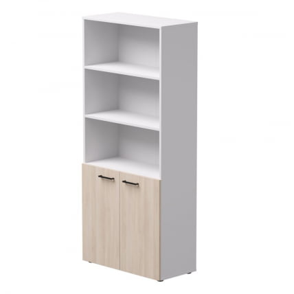 Шкаф полузакрытый Еверпроф ЕВО 254Н003 Дуб Соната Белый / Everprof EVO_0