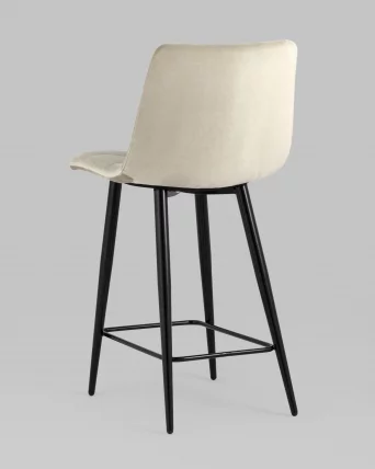 Стул полубарный Джанго велюр Бежевый_5