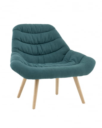 Кресло Олби Страйпс темно-бирюзовый_0